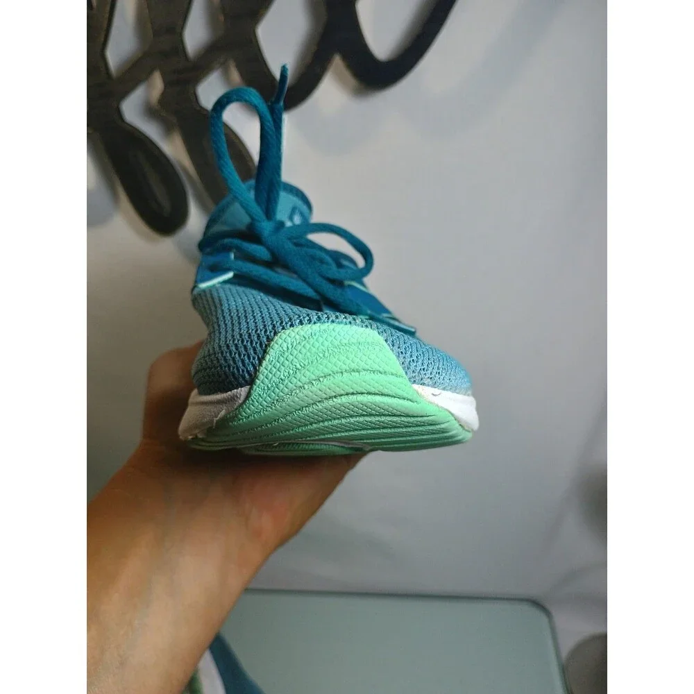 New Balance Nergize Sport Women's Mesh Lace-Up Low Top Sneakers Blue Green